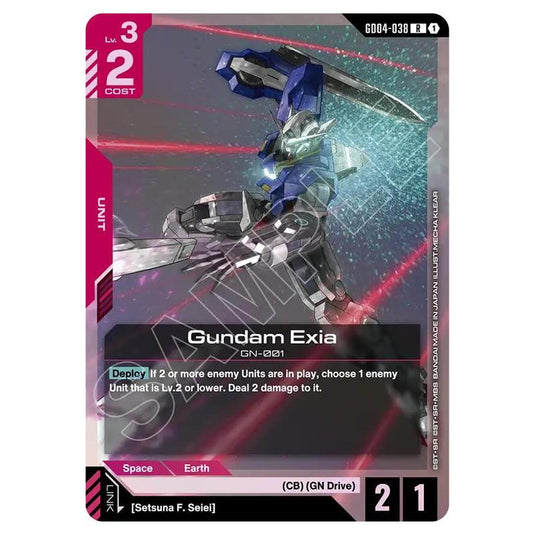 Gundam Card Game - GD-04: Phantom Aria - Gundam Exia (R) - GD04-038