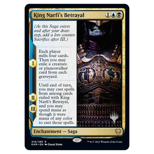 Magic The Gathering - Kaldheim Promos - King Narfi's Betrayal - 219/28 Magic The Gathering - Kaldheim Promos - King Narfi's Betrayal - 219/28