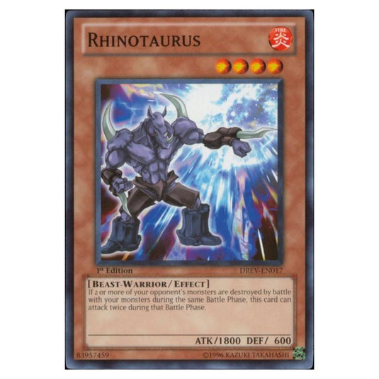 Yu-Gi-Oh! - Duelist Revolution - Rhinotaurus (Common) DREV-EN017