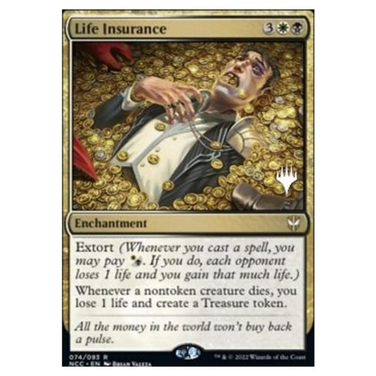 Magic The Gathering - Commander: Streets of New Capenna Promos - Life Insurance - 074/281