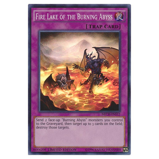 Yu-Gi-Oh! - The New Challengers - Super Edition - Fire Lake of the Burning Abyss (Super Rare) NECH-ENS12