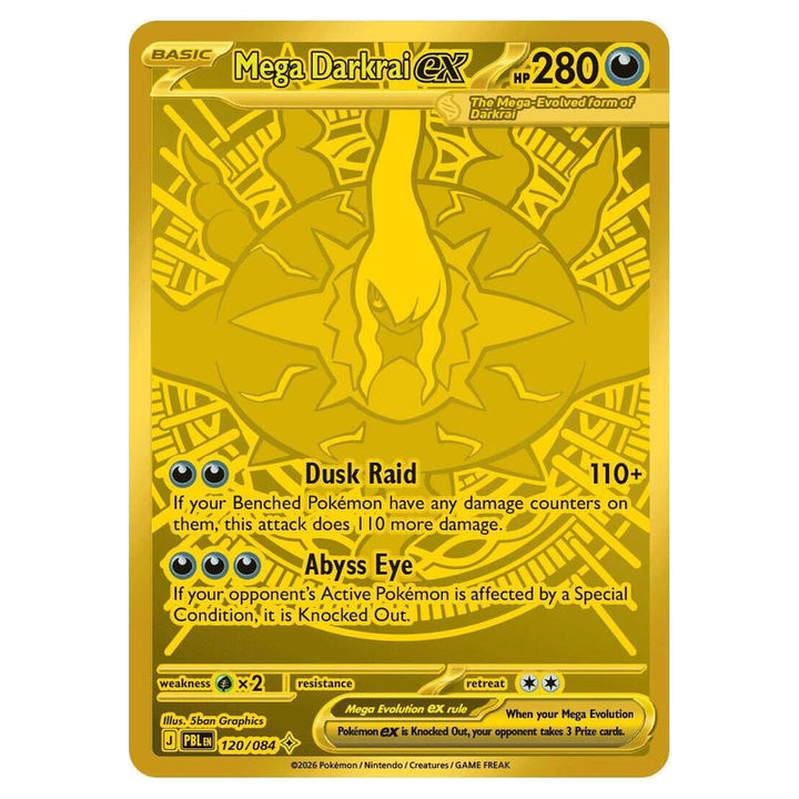 Pokemon - Mega Evolution - Pitch Black - Mega Darkrai ex - 120/084