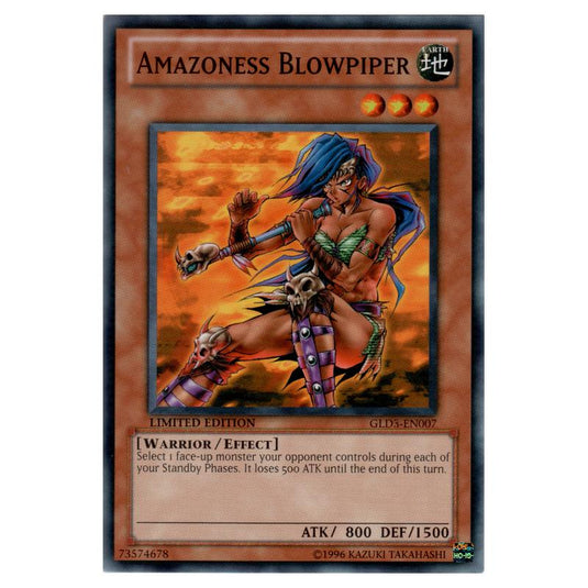 Yu-Gi-Oh! - Gold Series 3 - Amazoness Blowpiper (Common) GLD3-EN007