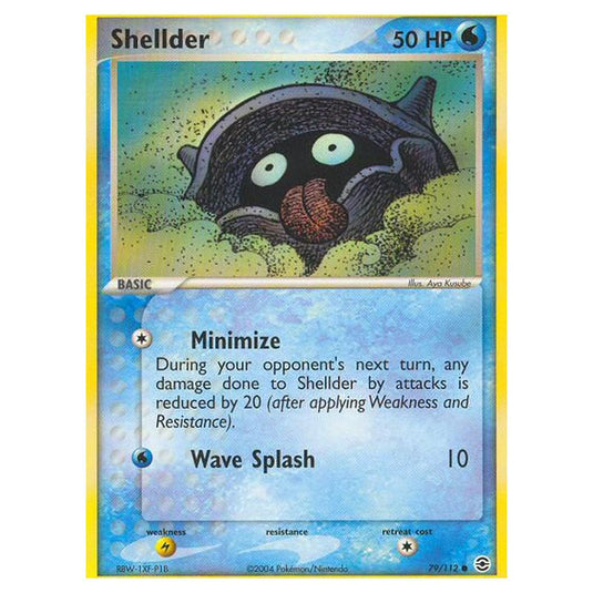 Pokemon - EX Series - FireRed & LeafGreen - Shellder - 79/112