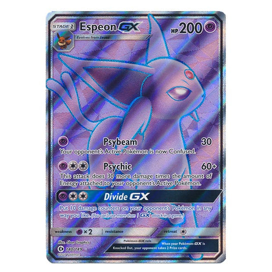 Pokemon - Sun & Moon - Base Set - Espeon-GX (Full Art) - 140/149