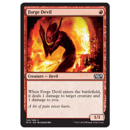 Magic the Gathering - M15 Core Set - Forge Devil - 140/269