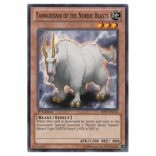 Yu-Gi-Oh! - Battle Pack - Epic Dawn - Tanngrisnir of the Nordic Beasts (Common) BP01-EN216