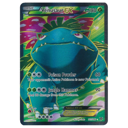 Pokemon - XY Base Set - Venusaur EX Full Art - 141/146