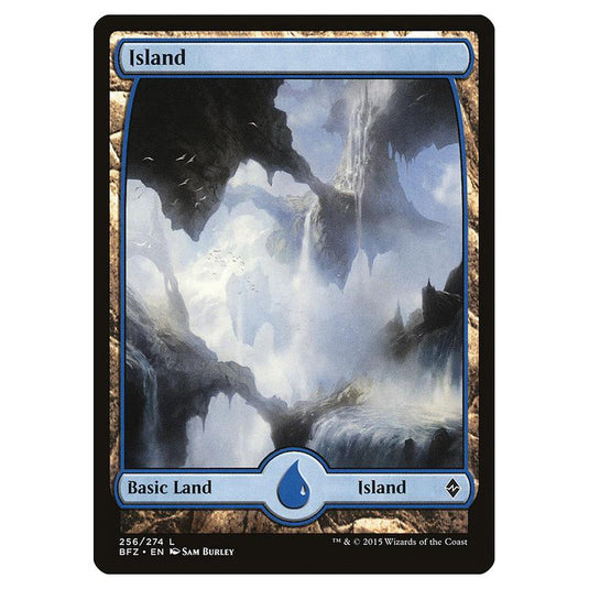 Magic The Gathering - Battle For Zendikar - Island - 256/274 (Foil)