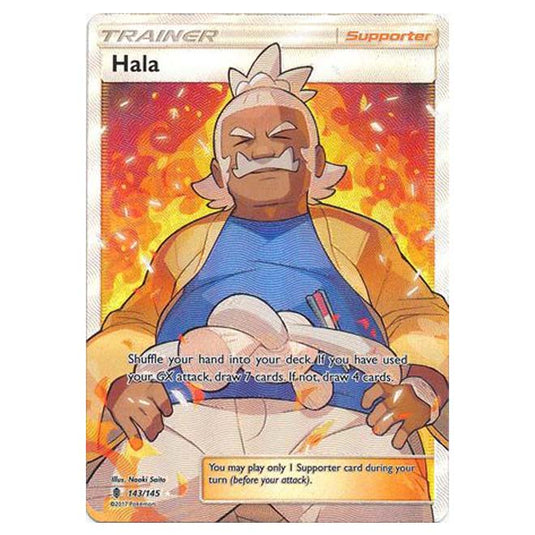 Pokemon - Sun & Moon - Guardians Rising - Hala - 143/145