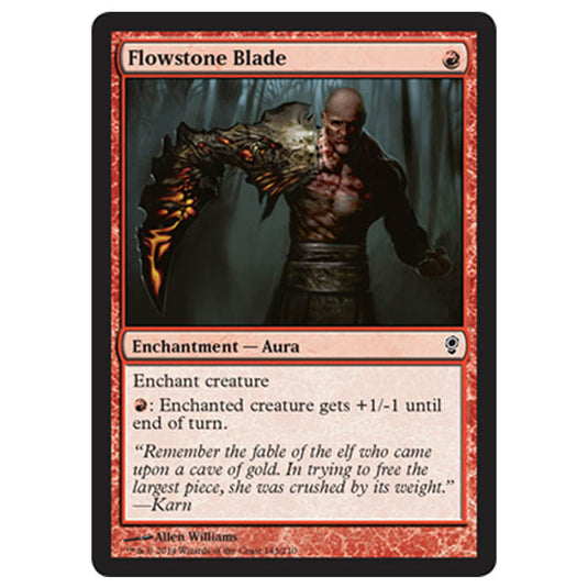 Magic the Gathering - Conspiracy - Flowstone Blade - 143/210