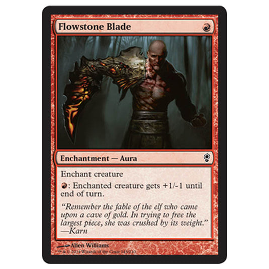 Magic the Gathering - Conspiracy - Flowstone Blade - 143/210 (Foil)