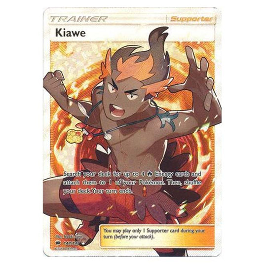 Pokemon - Sun & Moon - Burning Shadows - Kiawe (Full Art) - 144/147