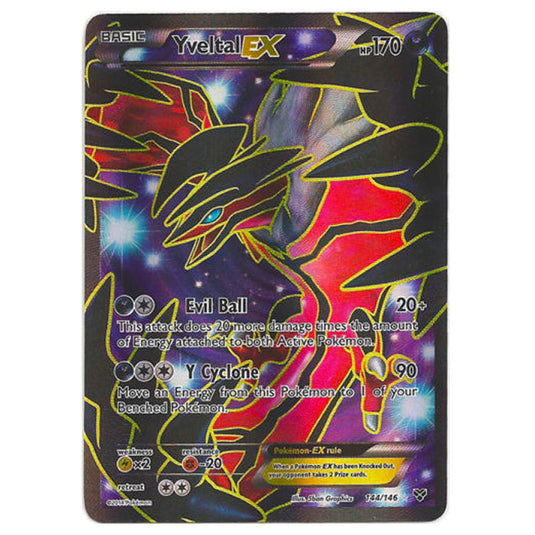 Pokemon - XY Base Set - Yveltal EX Full Art - 144/146