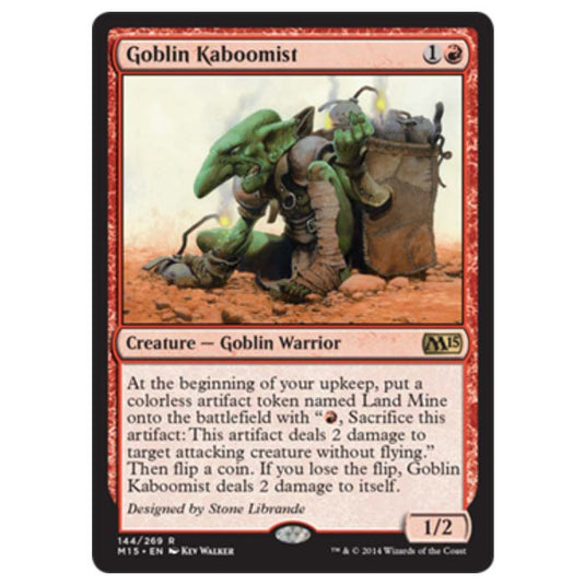 Magic the Gathering - M15 Core Set - Goblin Kaboomist - 144/269