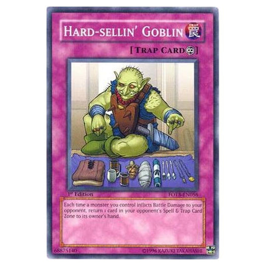 Yu-Gi-Oh! - Force of the Breaker - Hard-sellin' Goblin (Common) FOTB-EN056