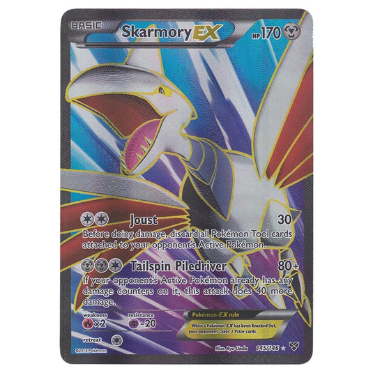 Pokemon - XY Base Set - Skarmory EX Full Art - 145/146