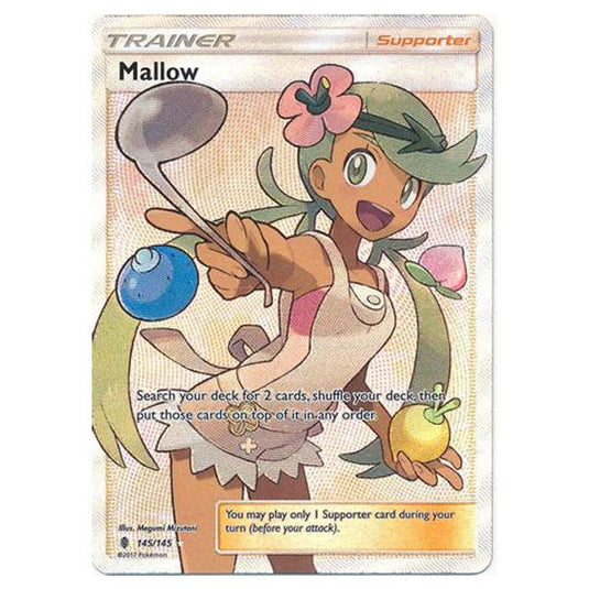 Pokemon - Sun & Moon - Guardians Rising - Mallow - 145/145