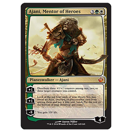 Magic the Gathering - Journey into Nyx - Ajani, Mentor of Heroes - 145/165