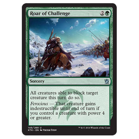 Magic the Gathering - Khans Of Tarkir - Roar of Challenge - 145/269