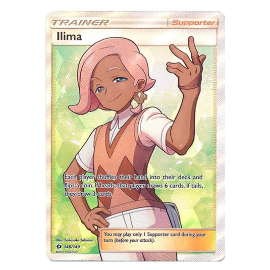 Pokemon - Sun & Moon - Base Set - Ilima (Full Art) - 146/149