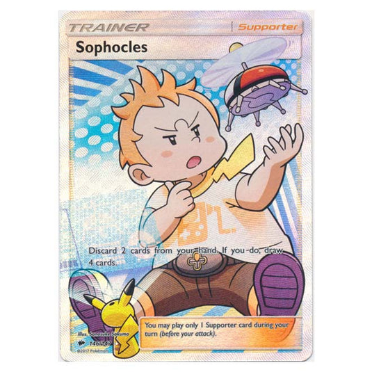 Pokemon - Sun & Moon - Burning Shadows - Sophocles (Full Art) - 146/147