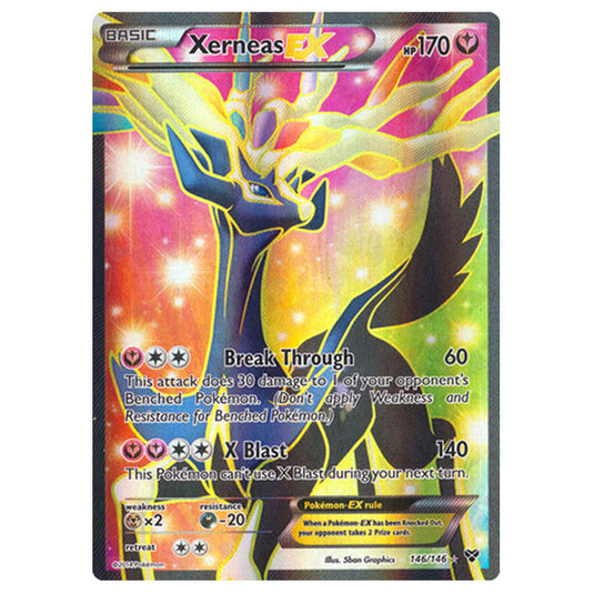 Pokemon - XY Base Set - Xerneas EX Full Art - 146/146