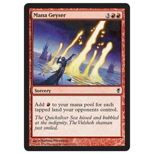 Magic the Gathering - Conspiracy - Mana Geyser - 147/210