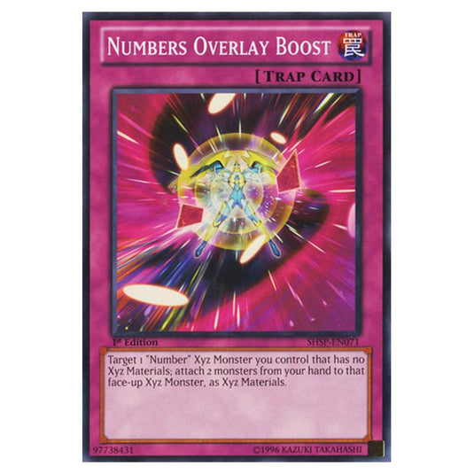Yu-Gi-Oh! - Shadow Specters - Numbers Overlay Boost (Common) SHSP-EN071