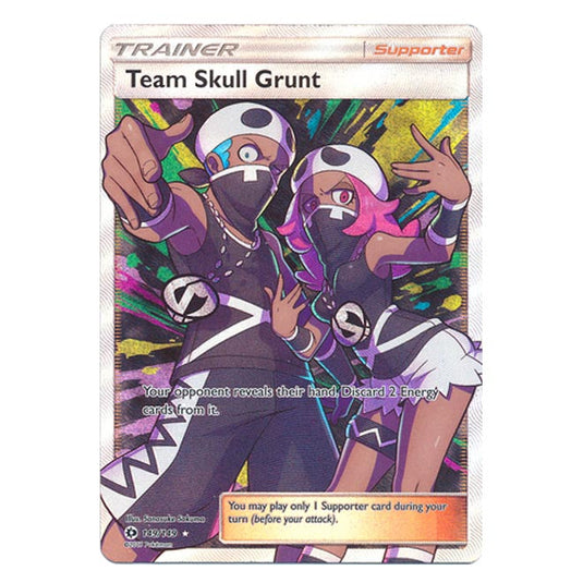 Pokemon - Sun & Moon - Base Set - Team Skull Grunt (Full Art) - 149/149