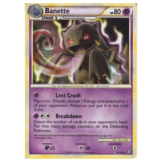 Pokemon - HGSS - Triumphant - Banette 14/102