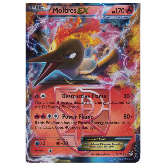 Pokemon - Black & White - Plasma Storm - Moltres-EX - 014/135