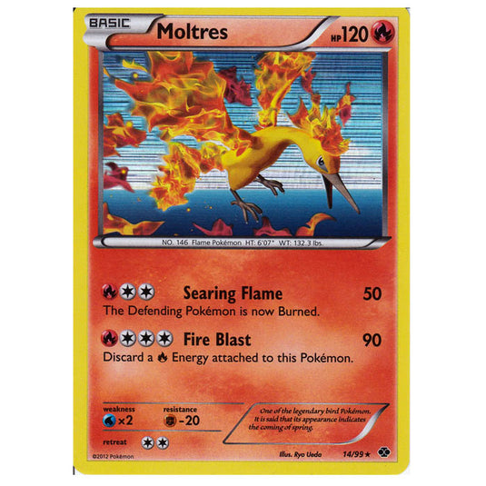 Pokemon - Black & White - Next Destinies - Moltres 14/99