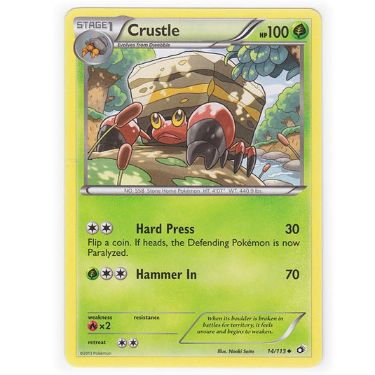 Pokemon - Black & White - Legendary Treasures - Crustle - 14/113