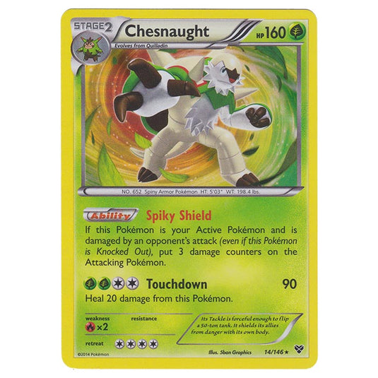 Pokemon - XY Base Set - Chesnaught - 14/146