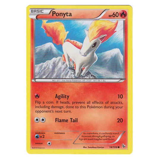 Pokemon - XY - Flashfire - Ponyta - 14/106