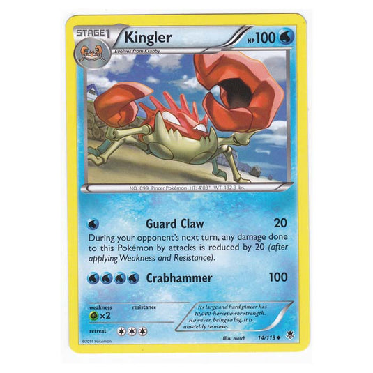 Pokemon - XY Phantom Forces - Kingler - 14/119