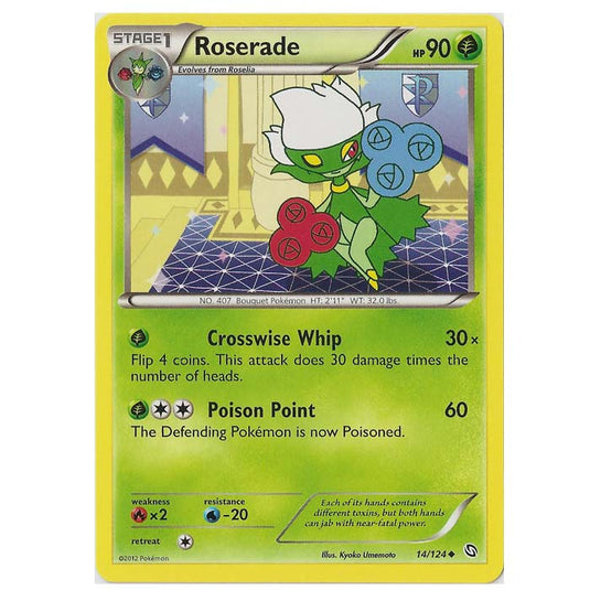 Pokemon - Black & White - Dragons Exalted - Roserade - 14/124