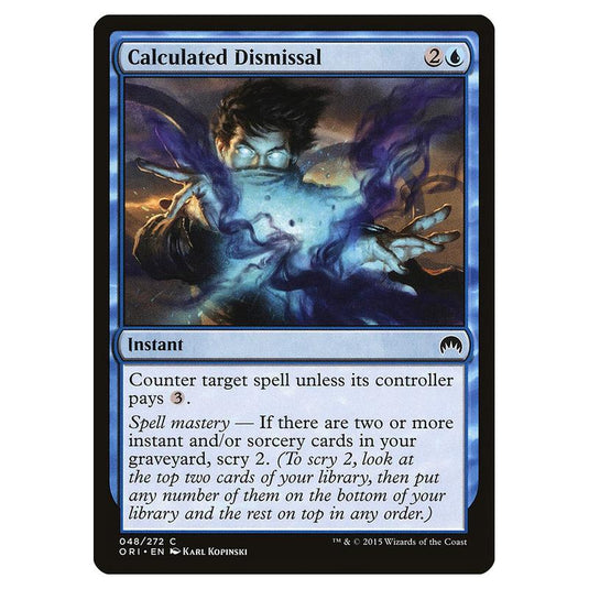 Magic The Gathering - Magic Origins - Calculated Dismissal - 48/272 (Foil)