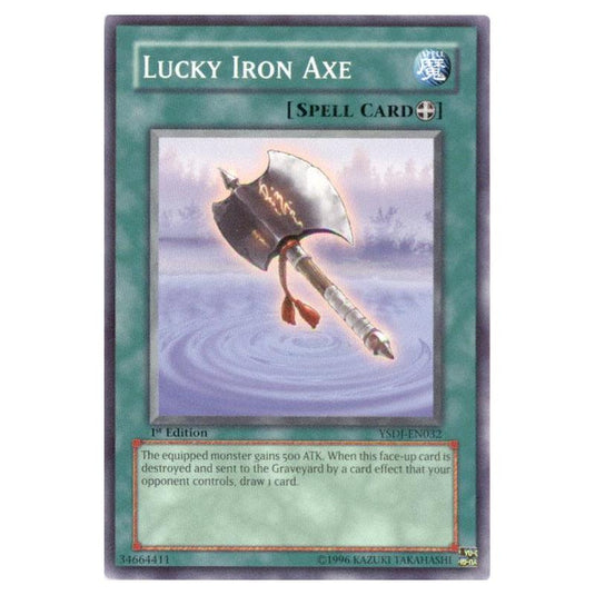 Yu-Gi-Oh! - Starter Deck - Jaden Yuki - Lucky Iron Axe (Common) YSDJ-EN032