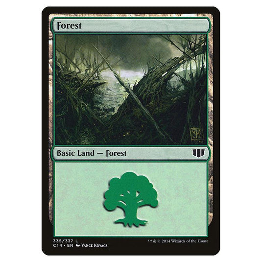 Magic The Gathering - Commander 2014 - Forest - 335