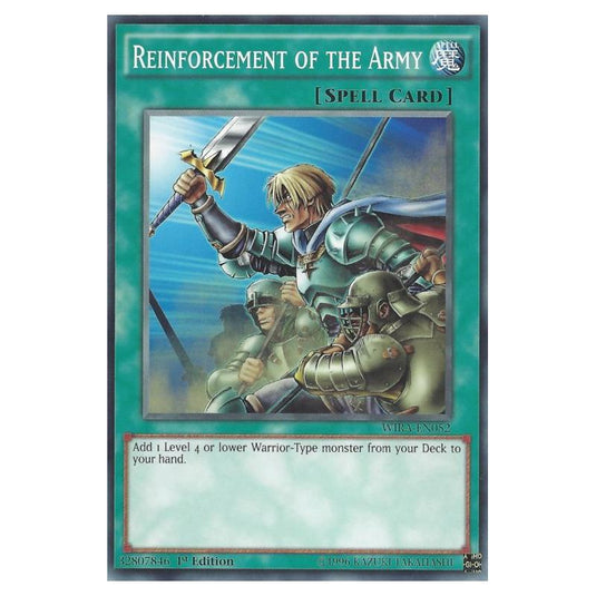 Yu-Gi-Oh! - Wing Raiders - Reinforcement of the Army (Common) WIRA-EN052