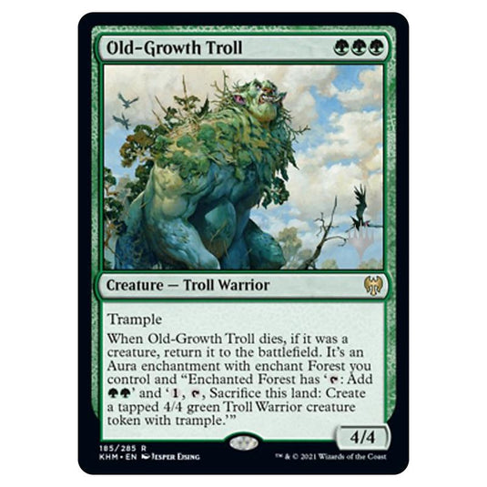 Magic The Gathering - Kaldheim Promos - Old-Growth Troll - 185/285