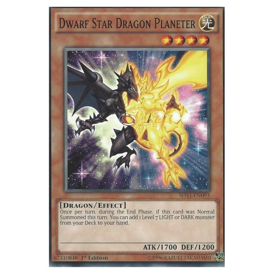 Yu-Gi-Oh! - Shining Victories - Dwarf Star Dragon Planeter (Common) SHVI-EN093