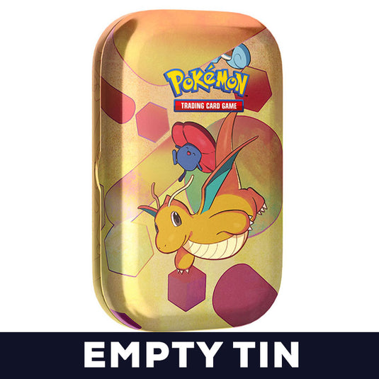 Pokemon - Scarlet & Violet - 151 - Mini Tin - Dragonite & Vileplume (Empty Tin)