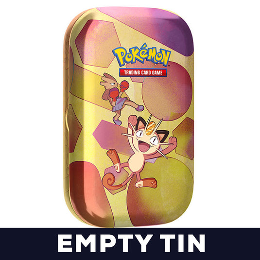 Pokemon - Scarlet & Violet - 151 - Mini Tin - Meowth & Hitmonchan (Empty Tin)