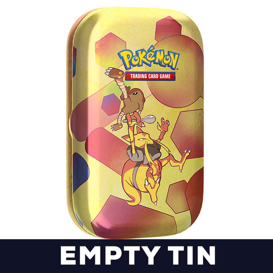 Pokemon - Scarlet & Violet - 151 - Mini Tin - Kadabra & Hitmonlee (Empty Tin)