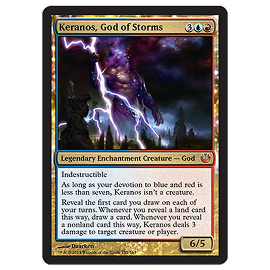 Magic the Gathering - Journey into Nyx - Keranos, God of Storms - 151/165