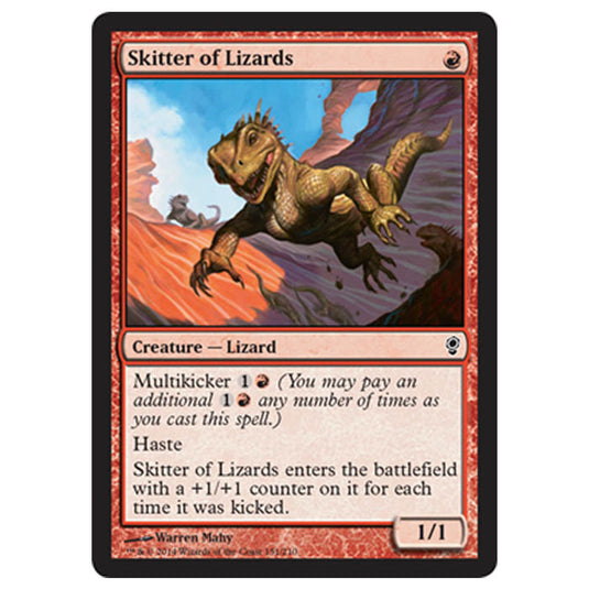 Magic the Gathering - Conspiracy - Skitter of Lizards - 151/210