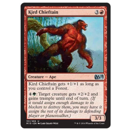 Magic the Gathering - M15 Core Set - Kird Chieftain - 151/269